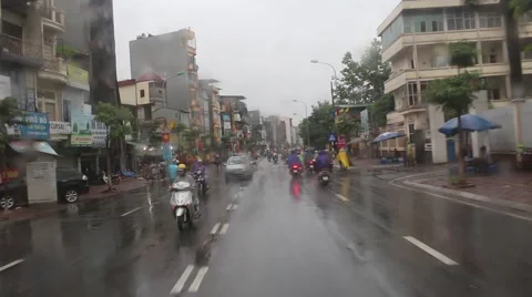 Traffic in viet nam Stock Footage 56080327