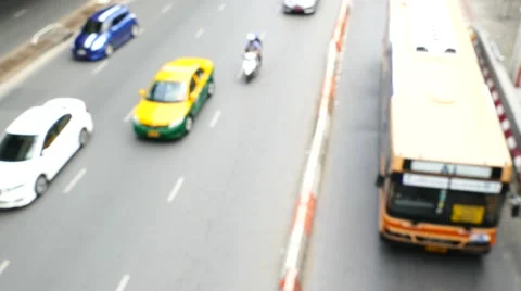 Traffic was flowing. Video stock 54098505