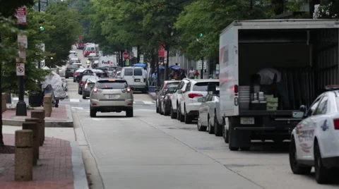 Traffic in Washington D.C. (3) Stock Footage 57113832