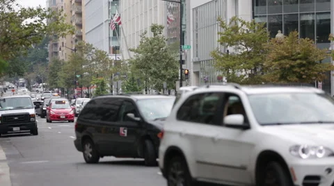 Traffic in Washington D.C Stock Footage 57117072