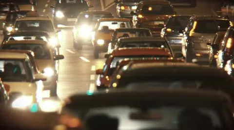 TrafficNight3 23.976fps Stock Footage 21334129