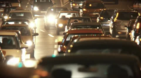 TrafficNight3 29.976fps Stock Footage 21555736