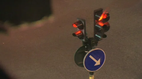 Traffik Intersection in Stockholm Stock Footage 397735