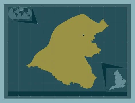 Trafford, England - Great Britain. Solid color shape Stockillustratie