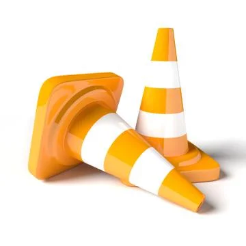 Trafic Cone 스톡 일러스트