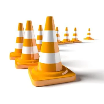 Trafic Cone Stock Illustration