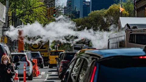 Trafic in Manhattan Stock Photos