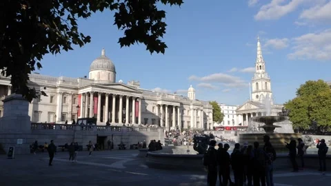 Traflalgar square 2 Stockbeeldmateriaal 218594174