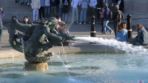 Traflalgar square 5 스톡 동영상 218594236