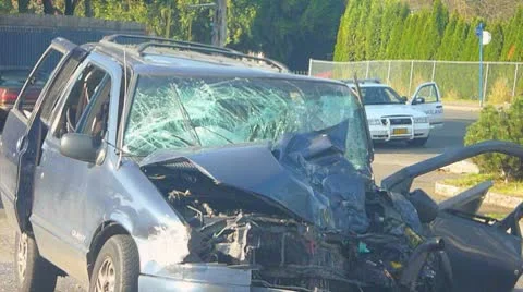 Tragic Car Accident 1 Stock Footage 8952973
