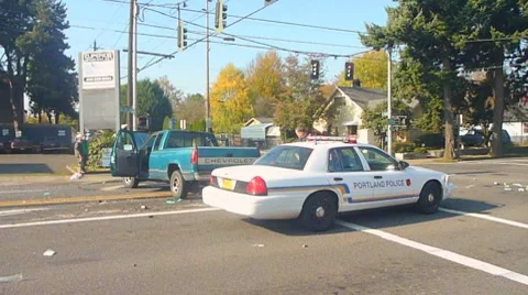 Tragic Car Accident 2 Stock Footage 8952978