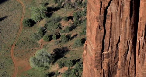 Trail at the Canyon de Chelly Stock Footage 109329581