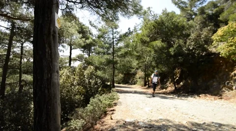 Trail E4 in Cyprus Stock-Footage 63399659