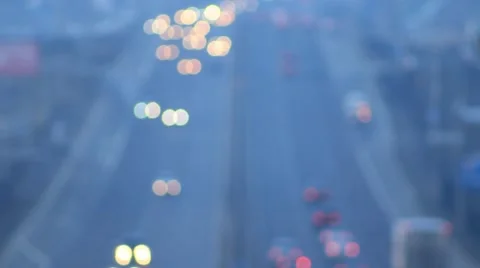 Trail in the fog Stock Footage 47190364