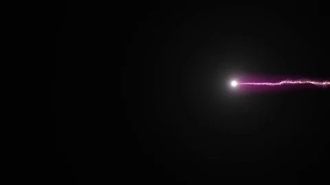 Trail of magic pink particle light Stock Footage 101365366