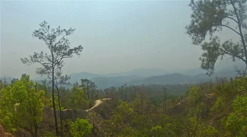 Trail in the mountains Stock Footage 50003050