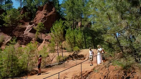 The Trail of Ochres in 4k Stock Footage 96488691