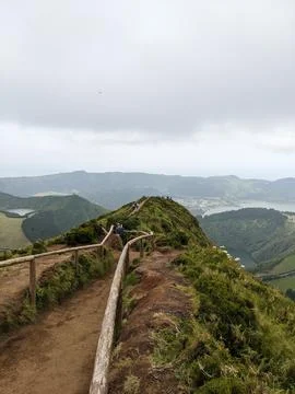 Trail to Overlook Stock Photos