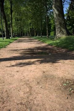 Trail in a public park Stock Photos