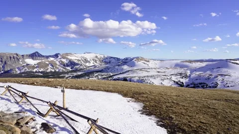 Trail Ridge Road 05 | Snow Melting | Rocky Mountain National Park | Colorado 動画素材 293631398