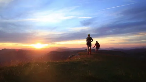 Trail run Stock Footage 132443423