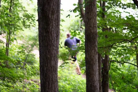 Trail runner Stock Photos