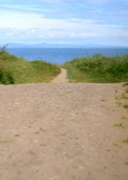 Trail to the Sea Stock-Fotos