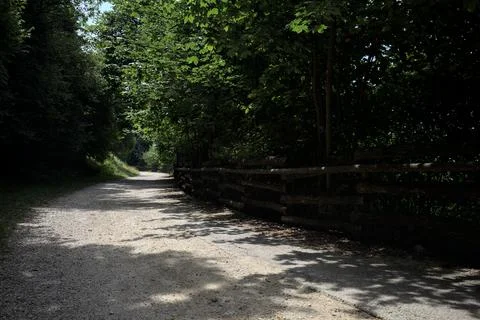 Trail in the shade Stock Photos