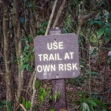Trail sign Stock Photos