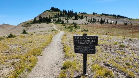Trail Sign Stock Photos