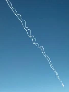 Trail in the Sky Stock Photos