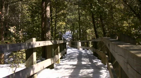 Trail Snow Park Stock Footage 204471