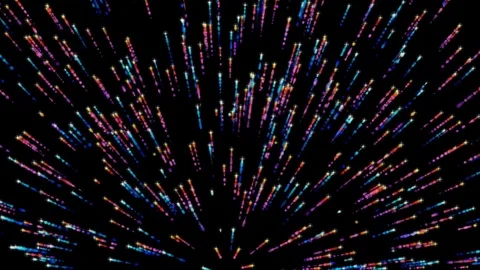 Trail stars motion background Video stock 79805555