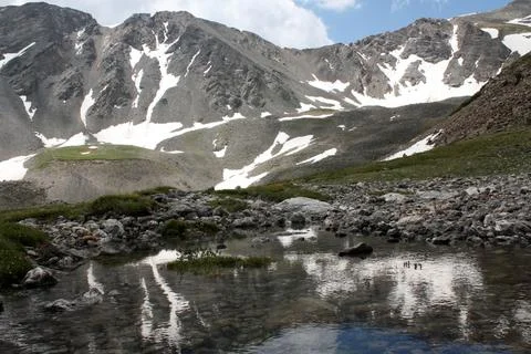The Trail to the Summit Stock Photos