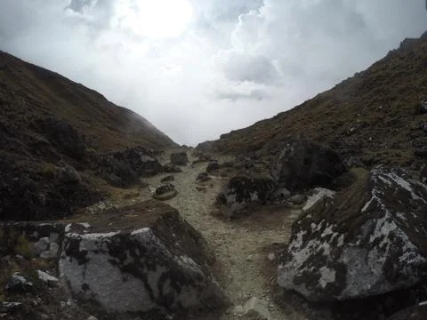A Trail Through the Sky Stock Photos