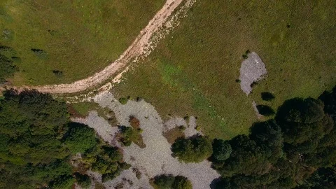 Trail On The Top Of The Mountain Video stock 95751588