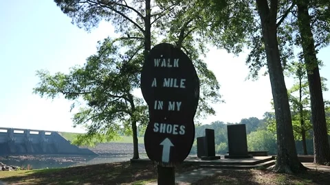 Trail Walk Sign Stock Footage 274573783
