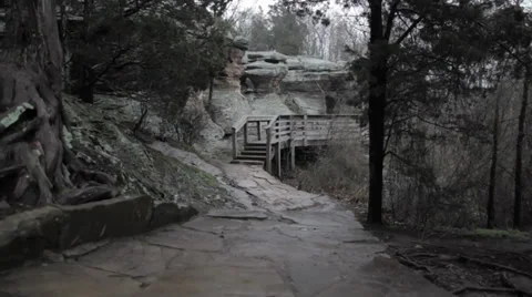 Trail Walkway Video stock 31038141