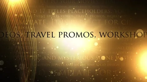 Trailer Cinematic Titles After Effects stock