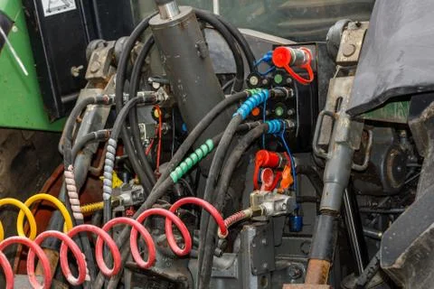 Trailer connection Stock Photos