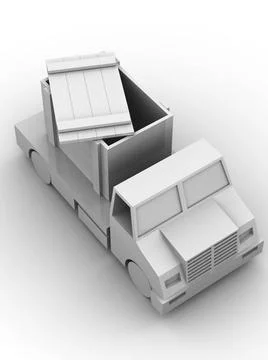 Trailer with crate. 3d Trailer with crate. 3d Copyright: xZoonar.com/Maksy... Stock Photos