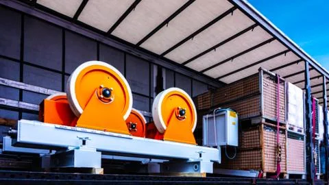 Trailer freight Stock Photos