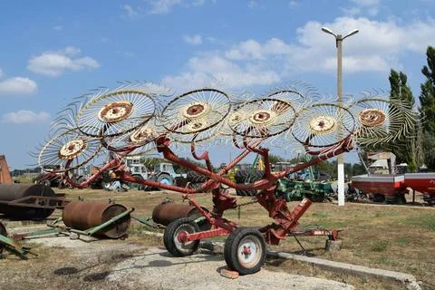 Trailer Hitch for tractors and combines Trailer Hitch for tractors and com... Stock Photos