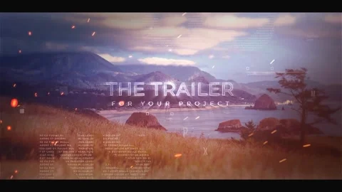 Trailer Opener 스톡 After Effects