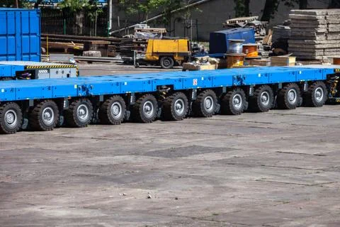 Trailer platform Stock Photos