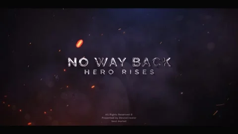 Trailer Titles After Effects stock