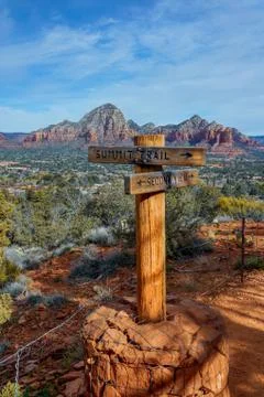 Trailhead Marker Stock Photos