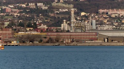 Trailing ship Video stock 71243901