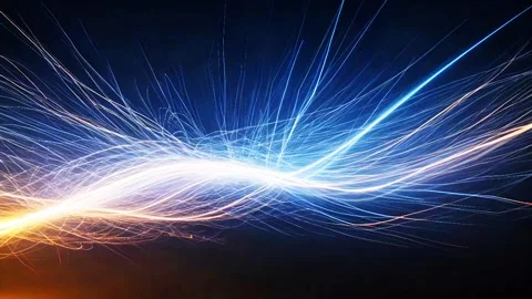 Trails of light shimmered in the darkness Vidéo 308246572