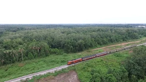 Train 03 Stock Footage 121375713